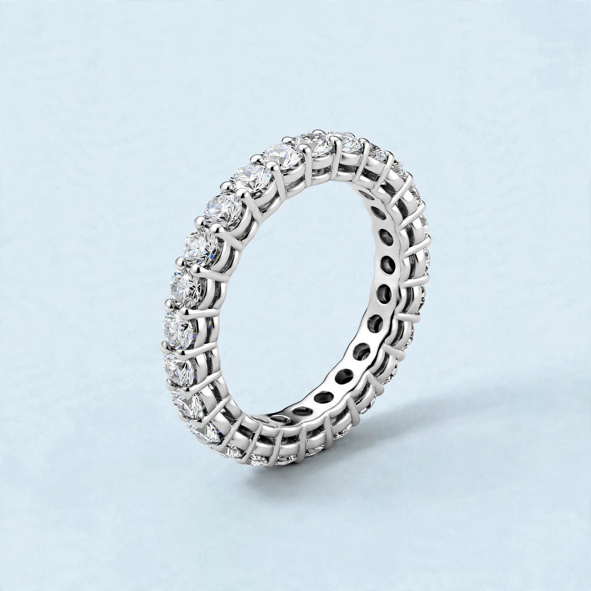 ETERNITY ARGENTO E DIAMANTI LAB-GROWN