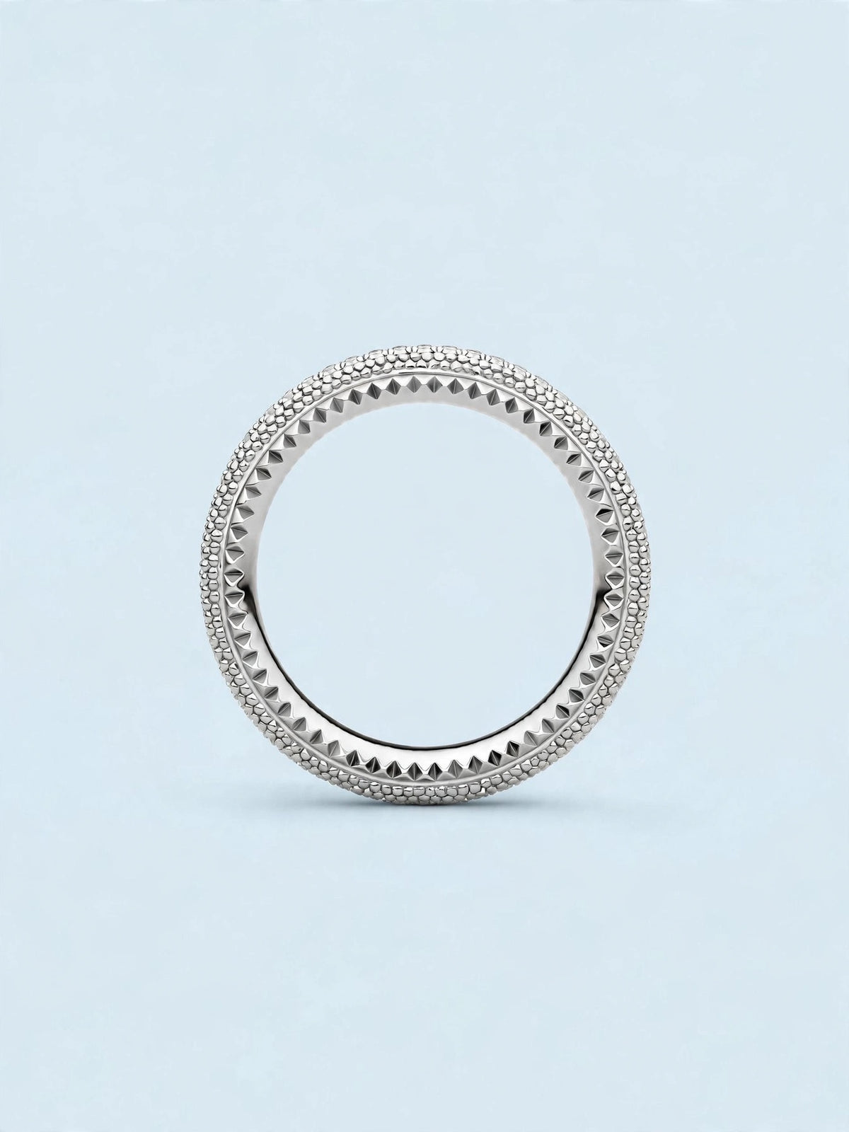 ANELLO GIUNGLA ARGENTO E DIAMANTI LAB-GROWN