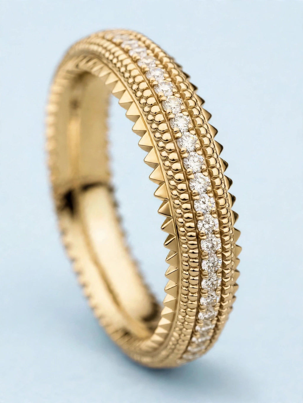 ANELLO GIUNGLA ORO E DIAMANTI